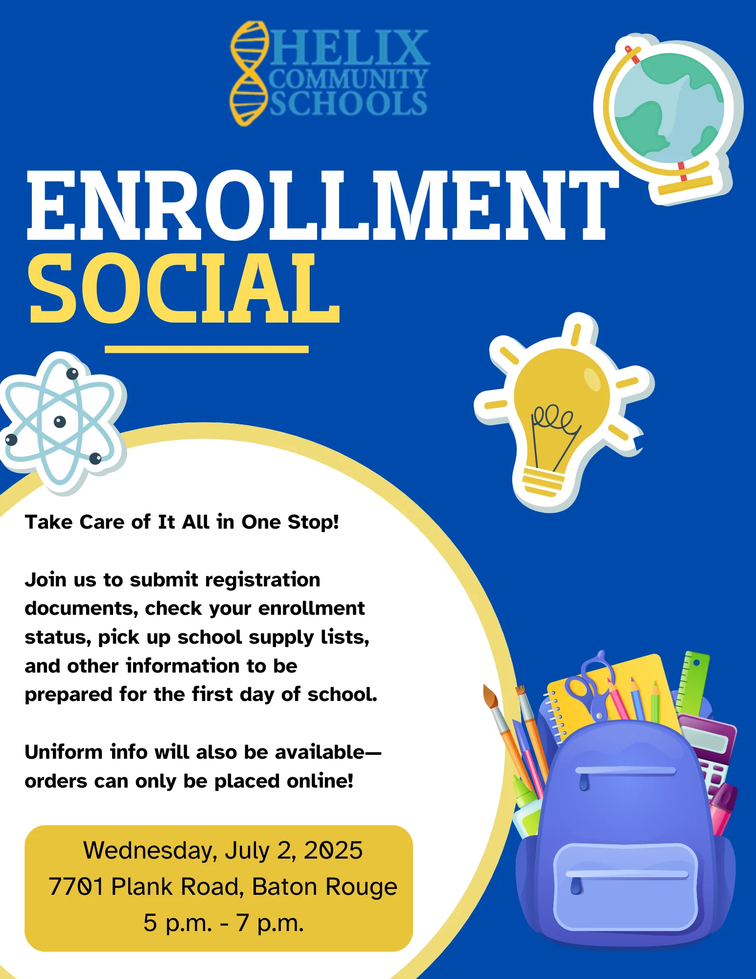 Graphic for Enrollment Social